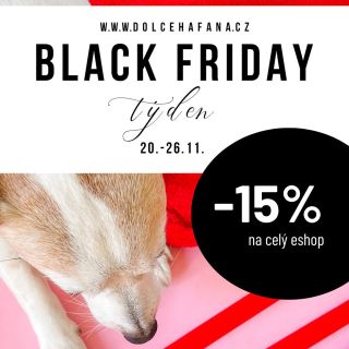 Poslední slevová akce tohoto roku ★ BLACK FRIDAY ★ na @dolcehafana začala! ________________________________ Sleva 15% na...