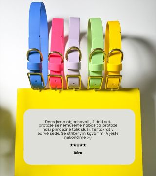 Dnes jsme objednavali již třetí set, protože se nemůzeme nabažit a protože naší princezně tolik sluší. Tentokrát v barvě...